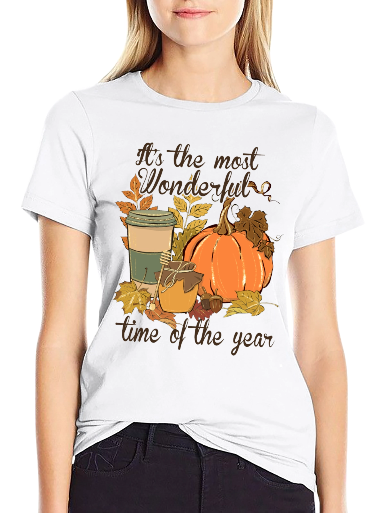 Fall Vibes Graphic Tee - Wonderful Time of Year