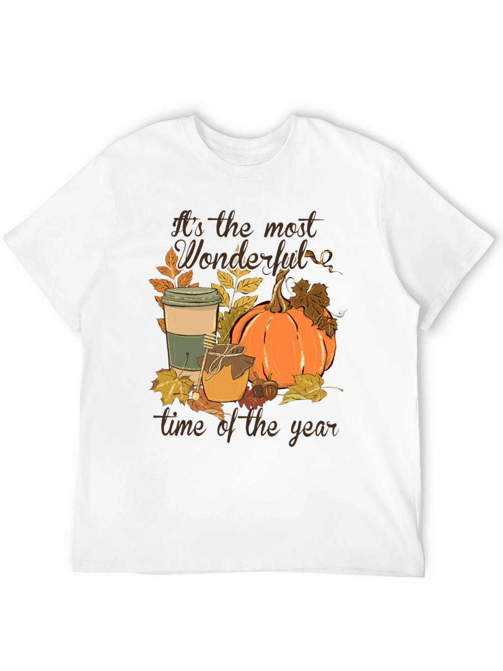 Fall Vibes Graphic Tee - Wonderful Time of Year