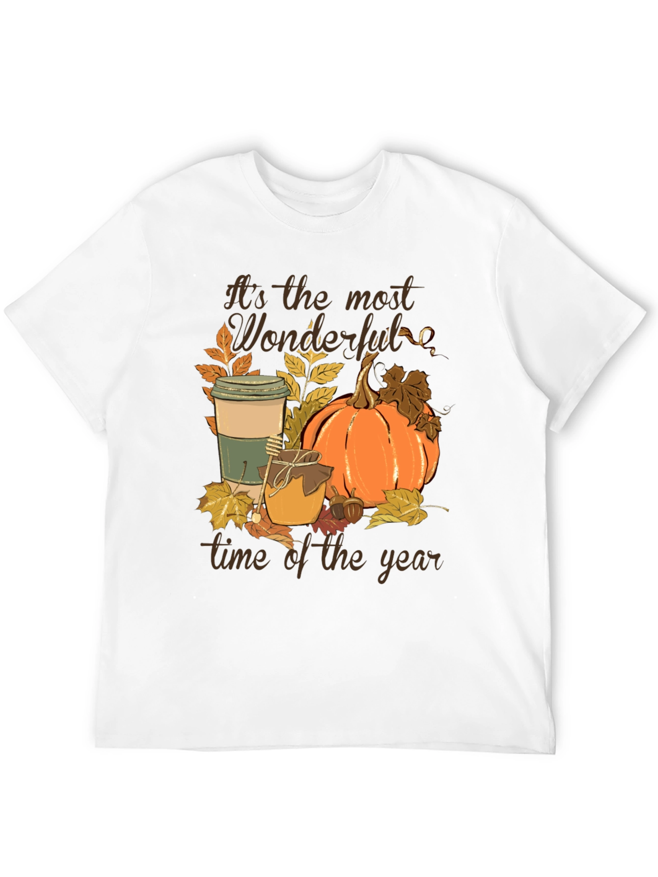 Fall Vibes Graphic Tee - Wonderful Time of Year