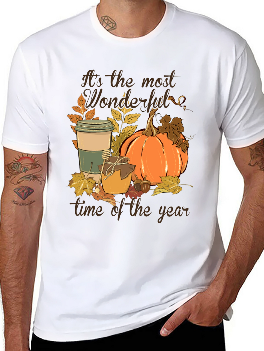 Fall Vibes Graphic Tee - Wonderful Time of Year