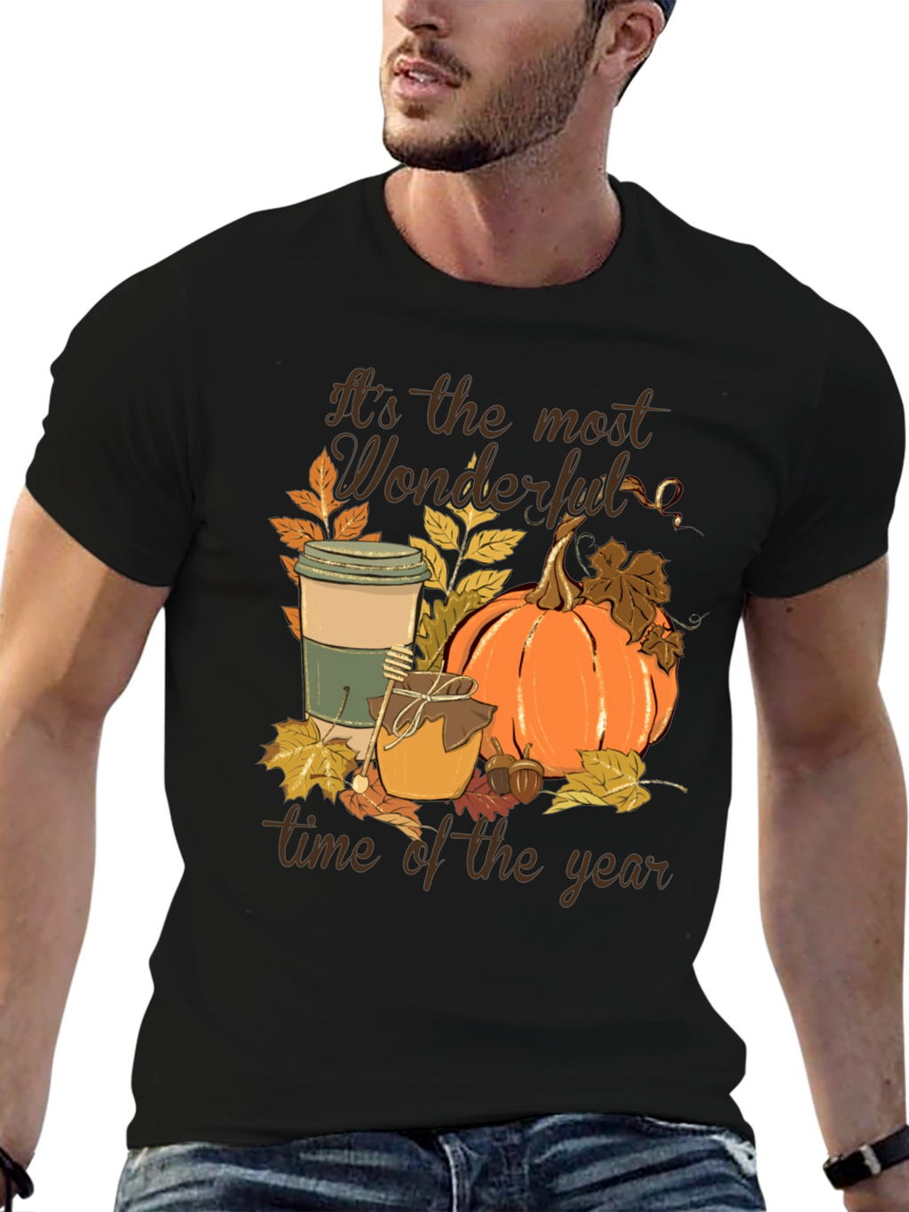 Fall Vibes Graphic Tee - Wonderful Time of Year