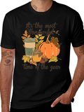 Fall Vibes Graphic Tee - Wonderful Time of Year