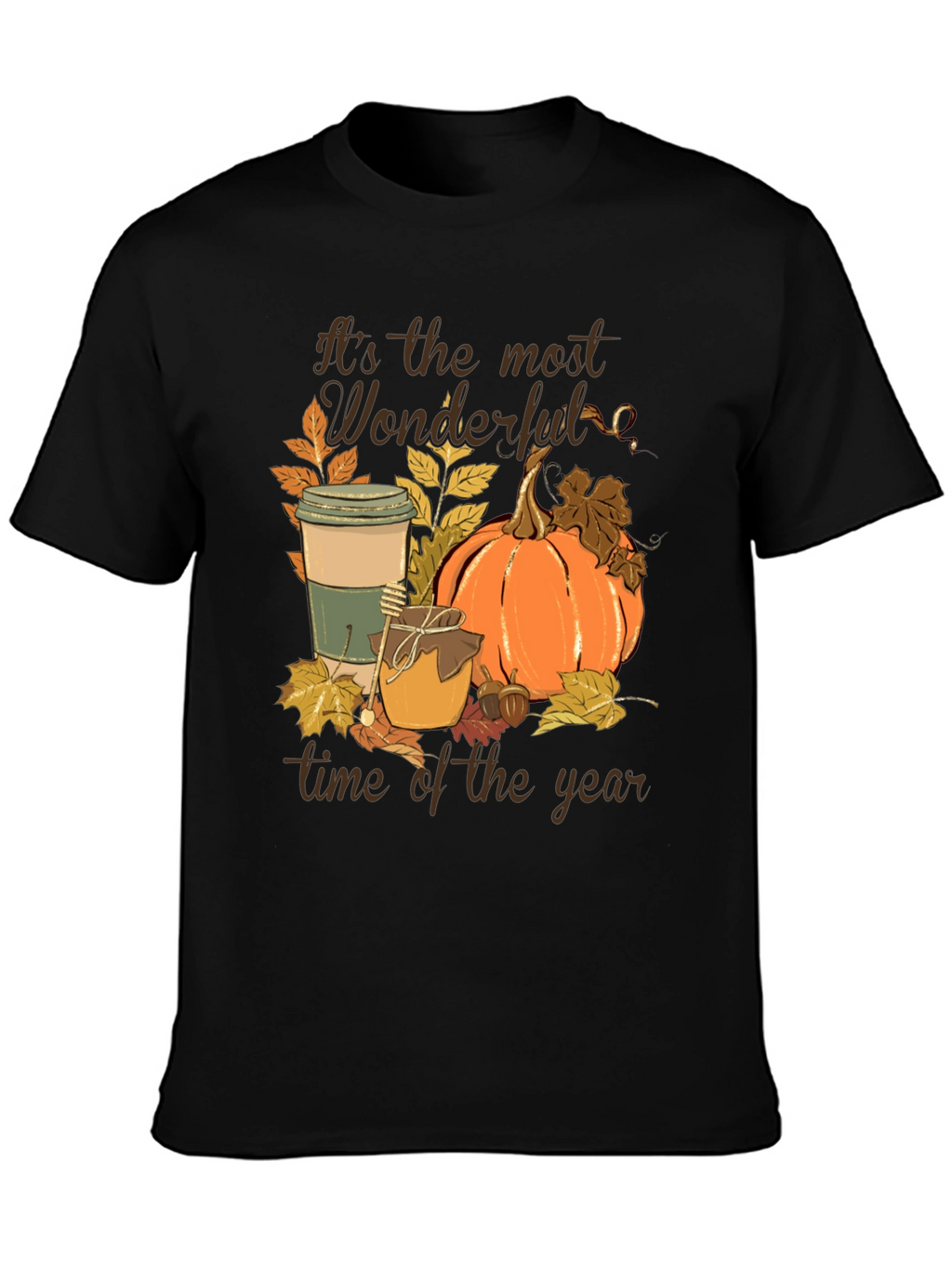 Fall Vibes Graphic Tee - Wonderful Time of Year