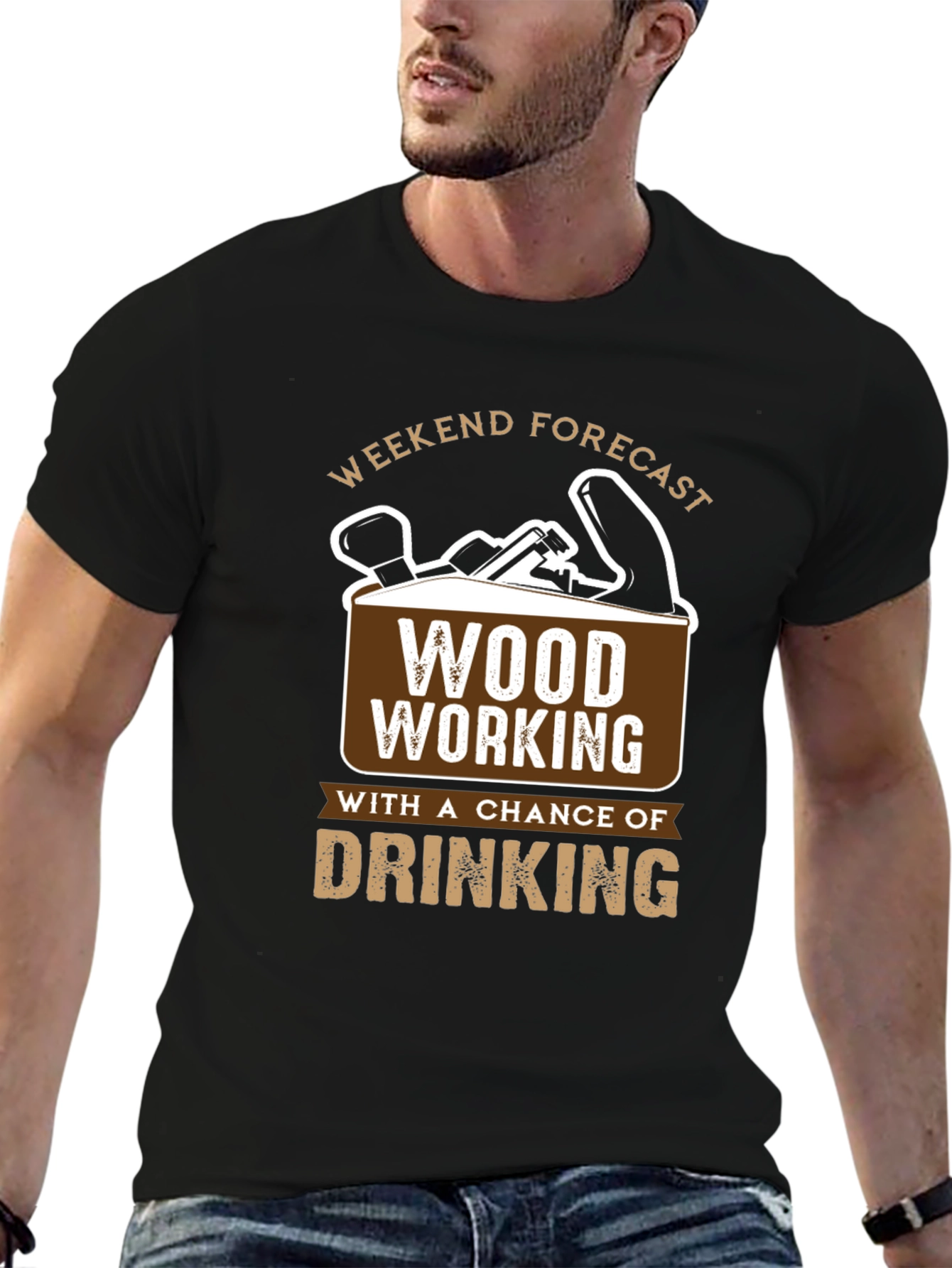 Weekend Forecast Woodworking T-Shirt
