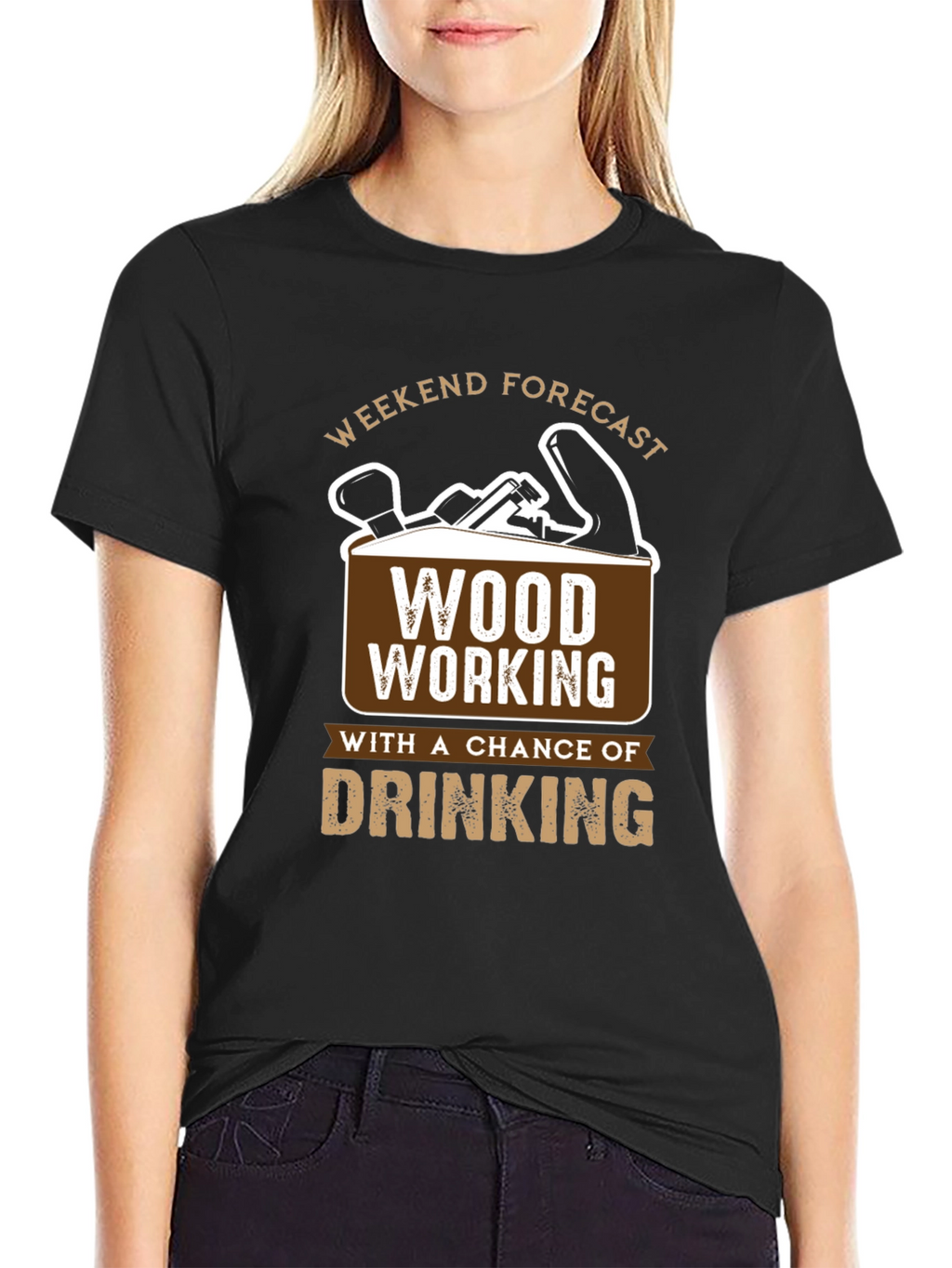 Weekend Forecast Woodworking T-Shirt