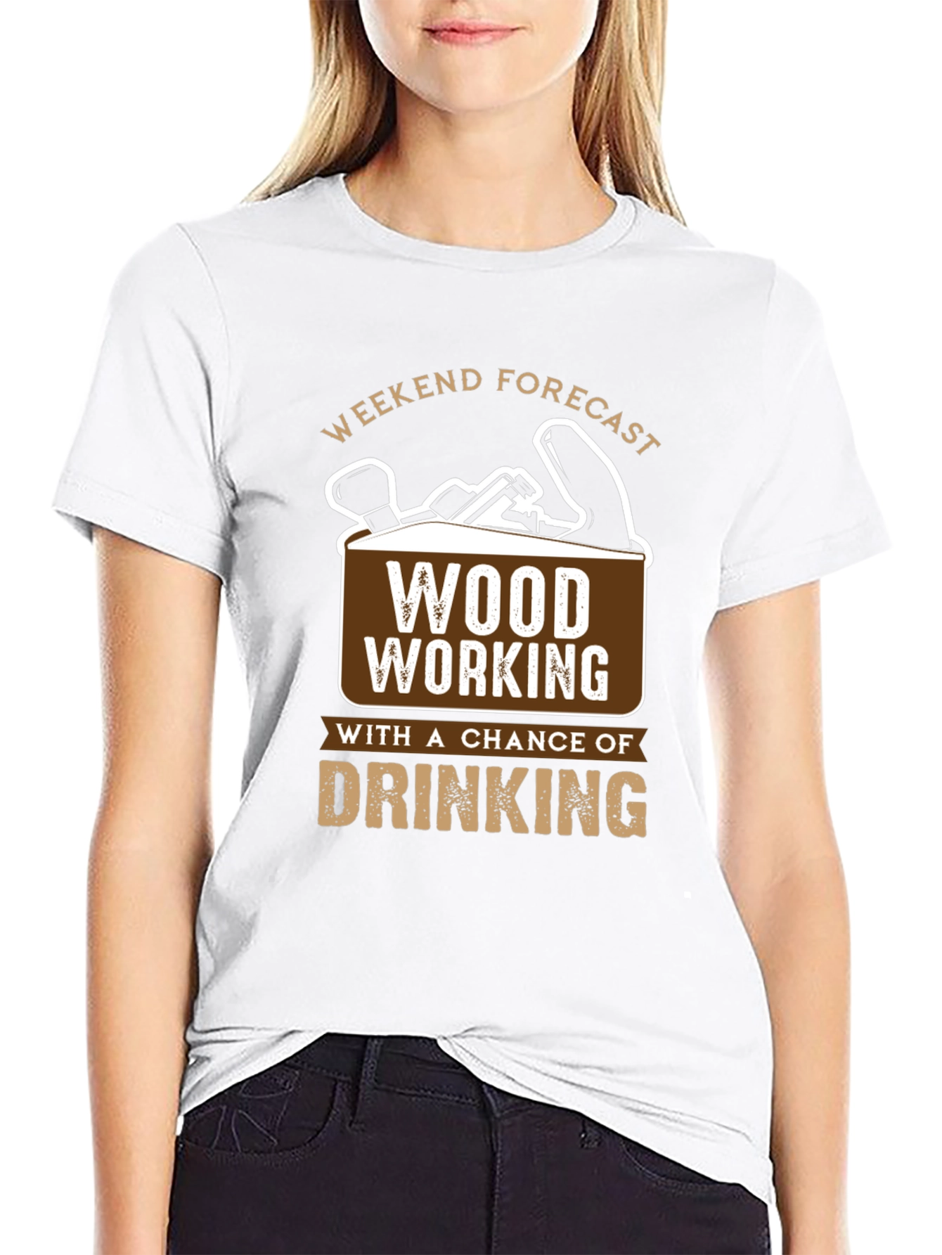 Weekend Forecast Woodworking T-Shirt