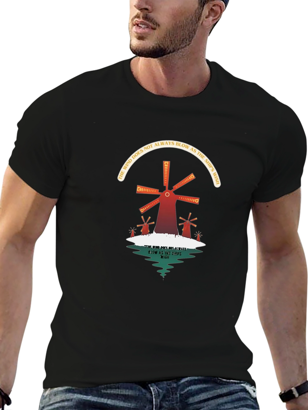 Windmills Graphic T-Shirt - Ships Wish