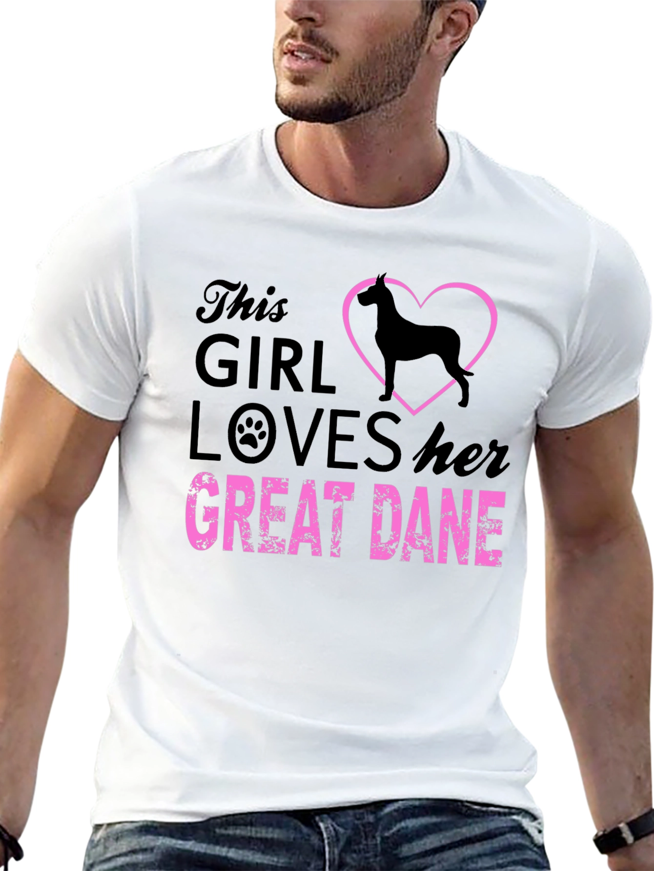 This Girl Loves Her Great Dane T-Shirt