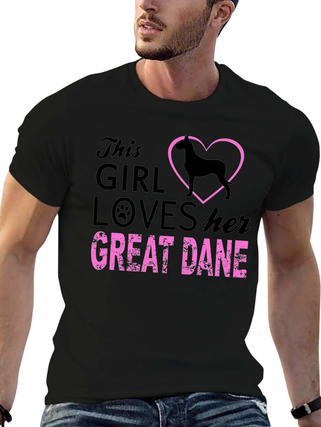 This Girl Loves Her Great Dane T-Shirt