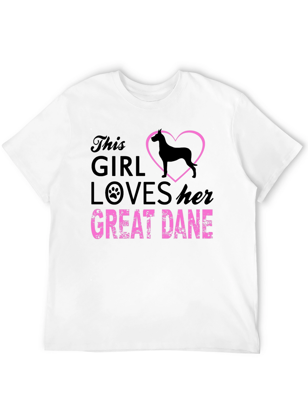 This Girl Loves Her Great Dane T-Shirt