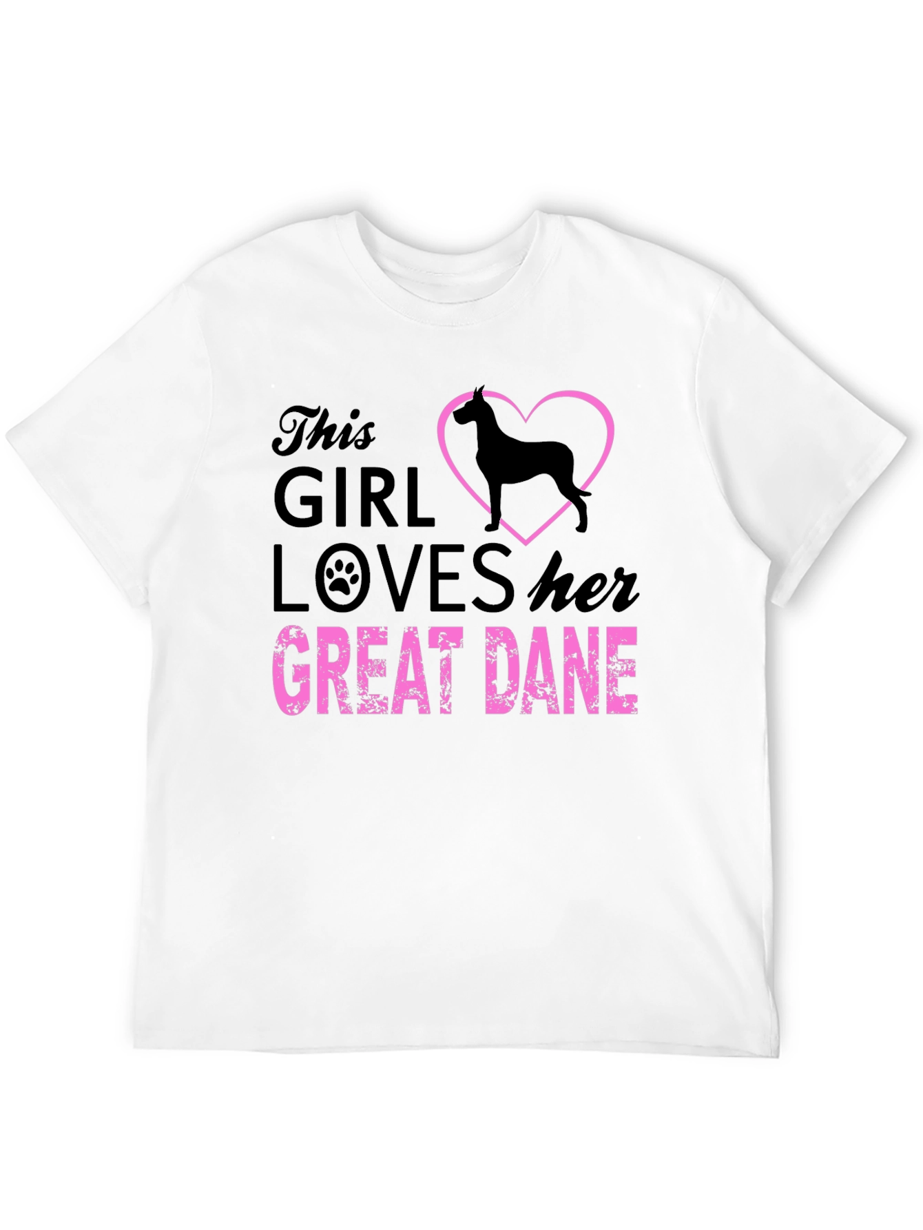 This Girl Loves Her Great Dane T-Shirt