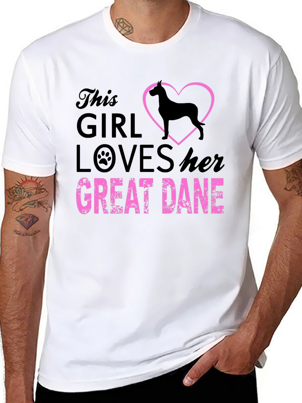 This Girl Loves Her Great Dane T-Shirt