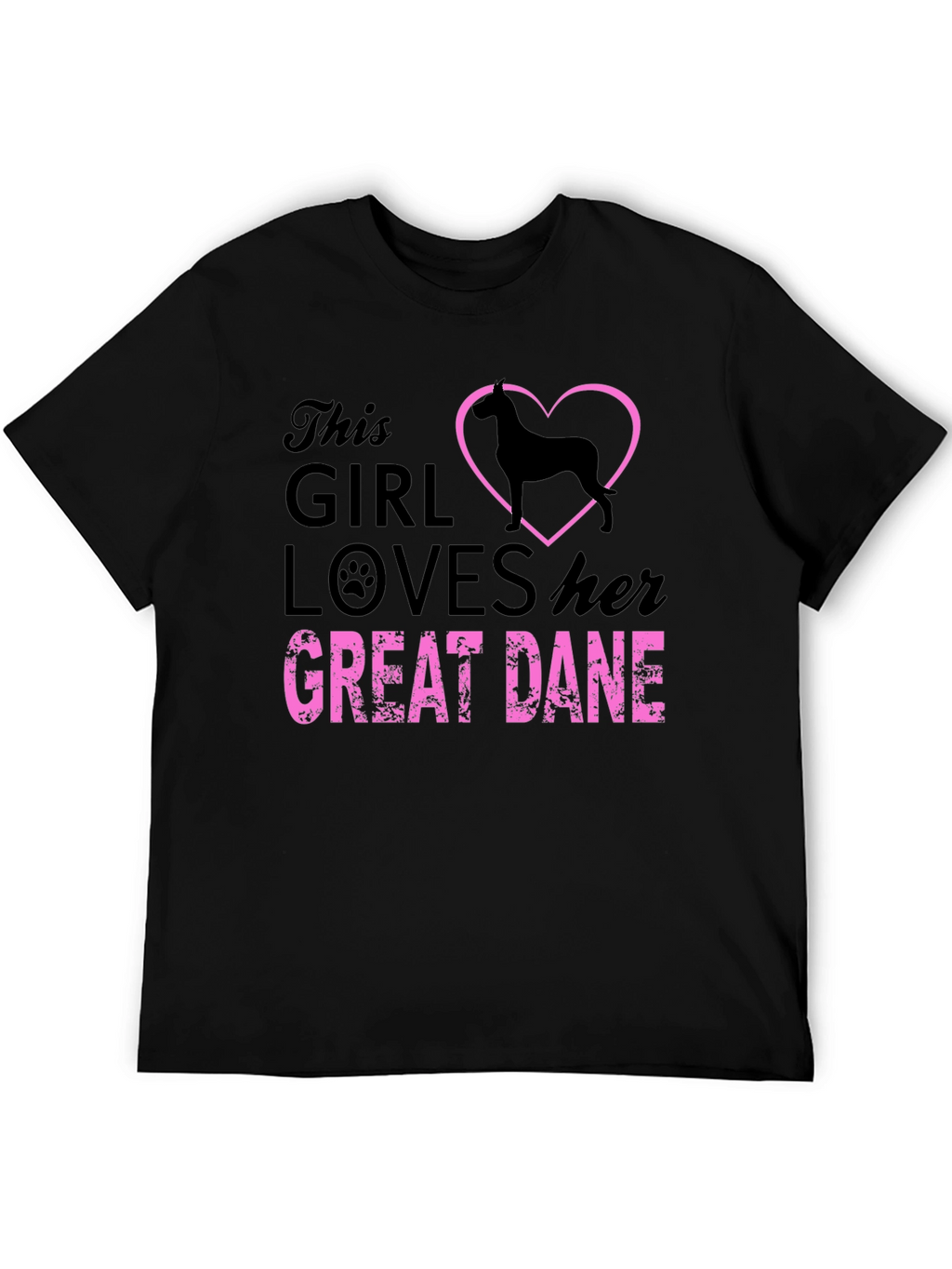 This Girl Loves Her Great Dane T-Shirt