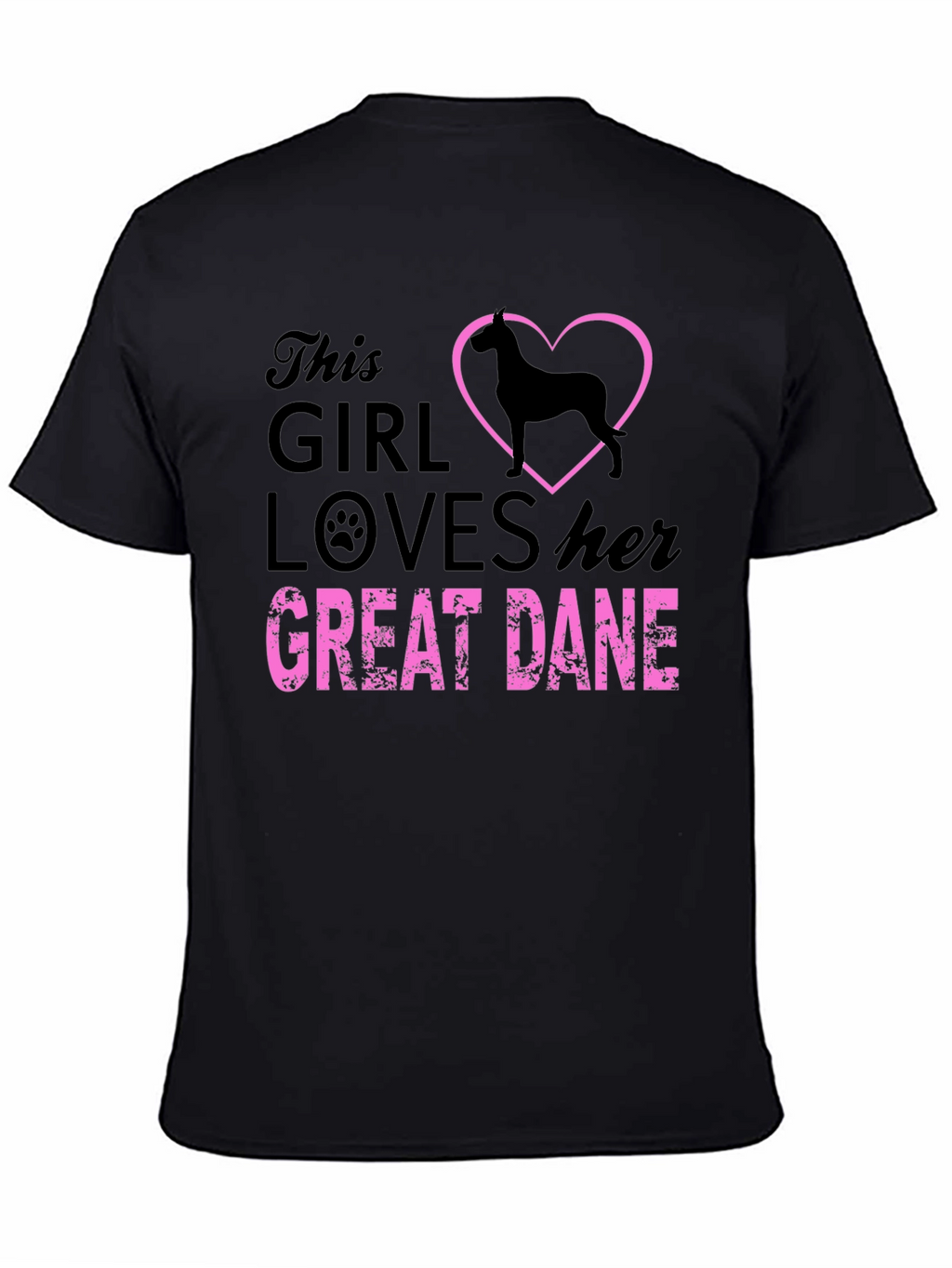 This Girl Loves Her Great Dane T-Shirt