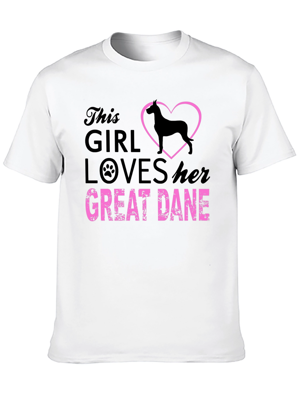 This Girl Loves Her Great Dane T-Shirt