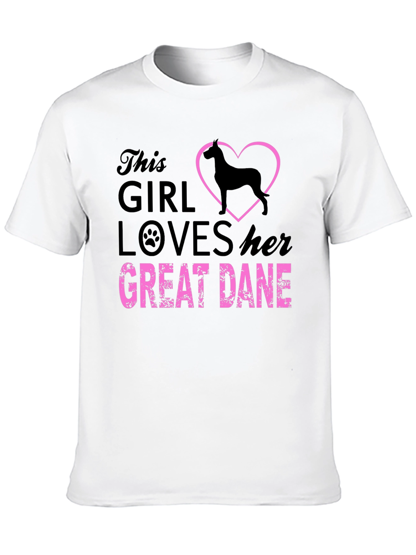 This Girl Loves Her Great Dane T-Shirt