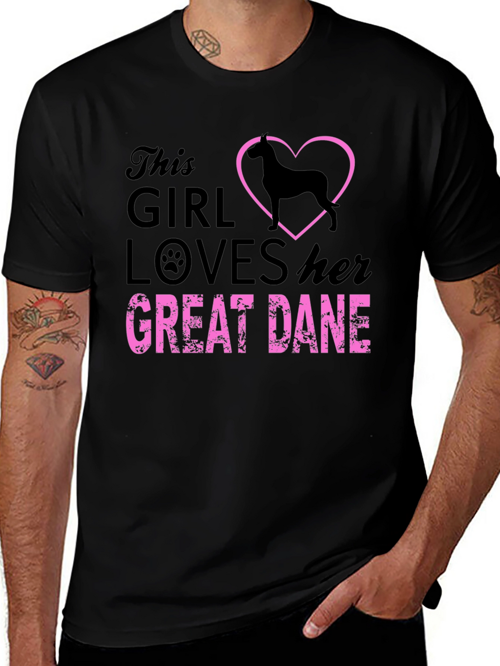 This Girl Loves Her Great Dane T-Shirt