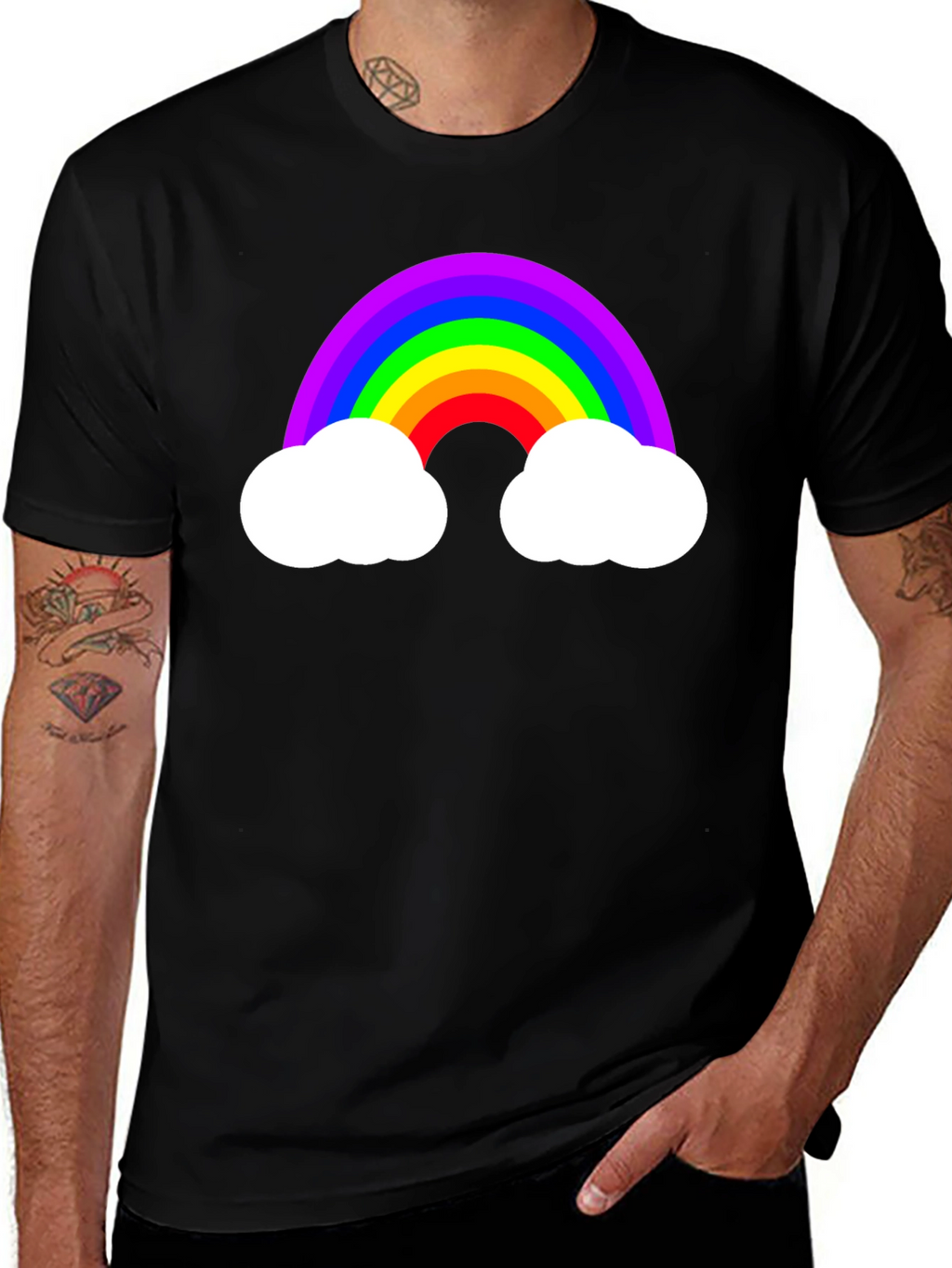 Rainbow Graphic Tee - Pride Comfort