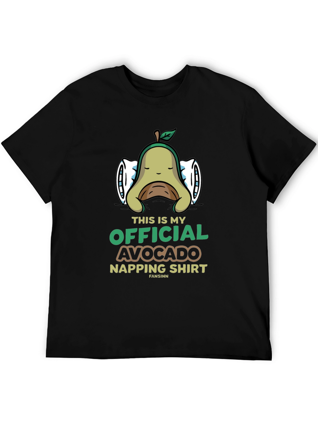 Avocado Napping T-Shirt - Official Sleep Shirt