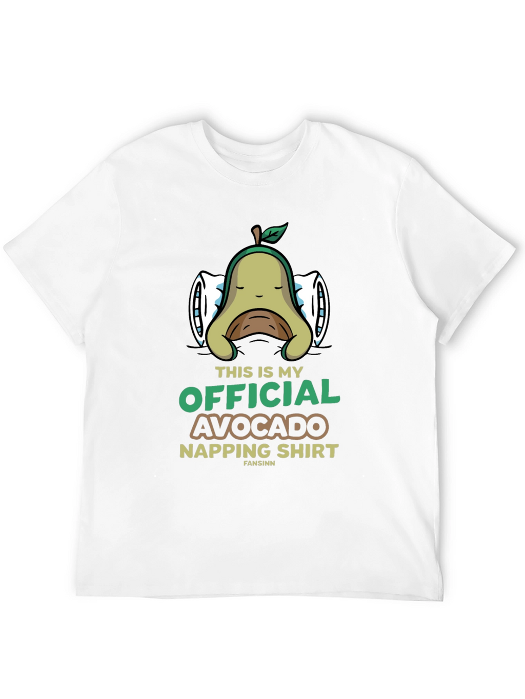 Avocado Napping T-Shirt - Official Sleep Shirt