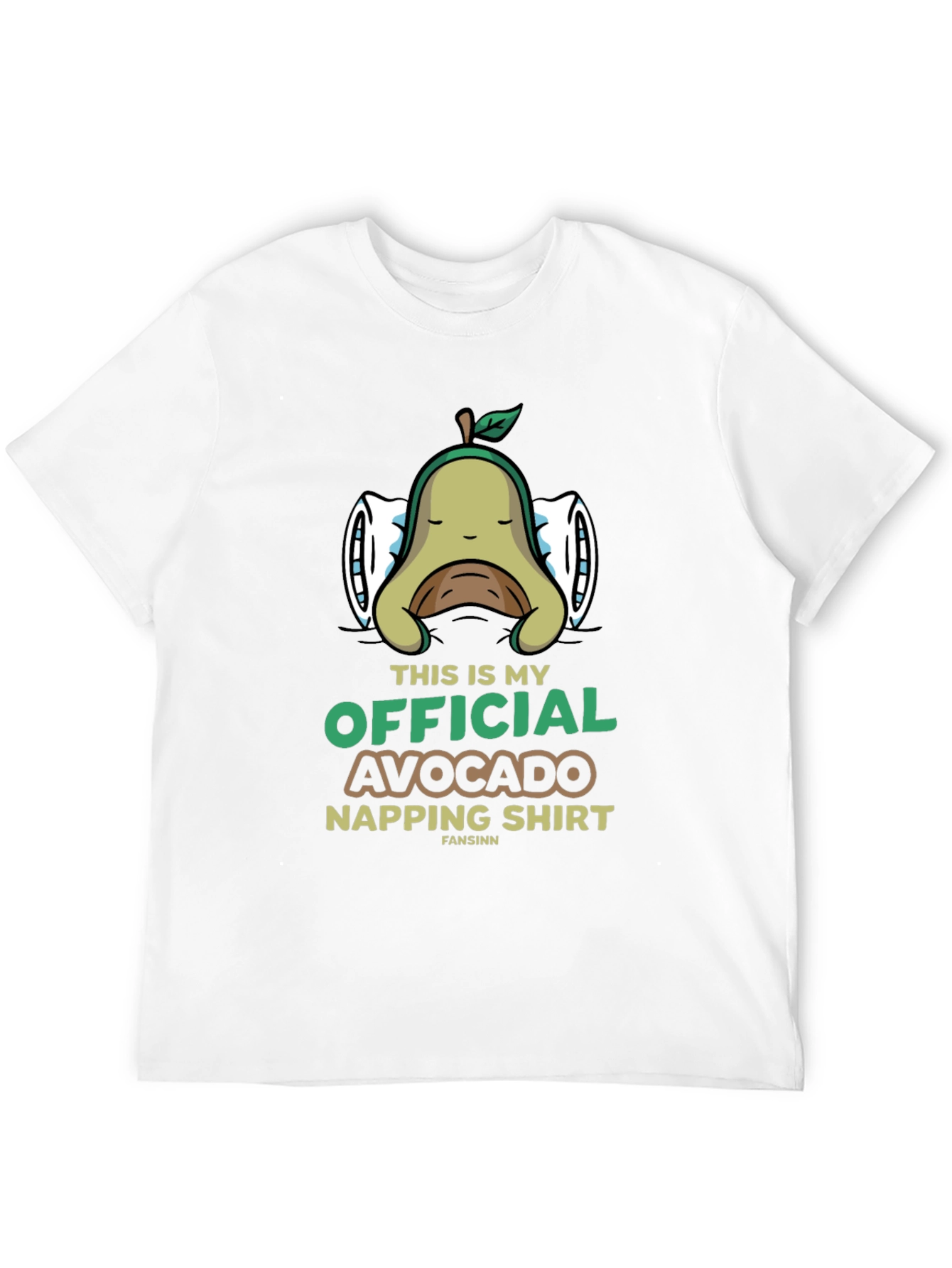 Avocado Napping T-Shirt - Official Sleep Shirt