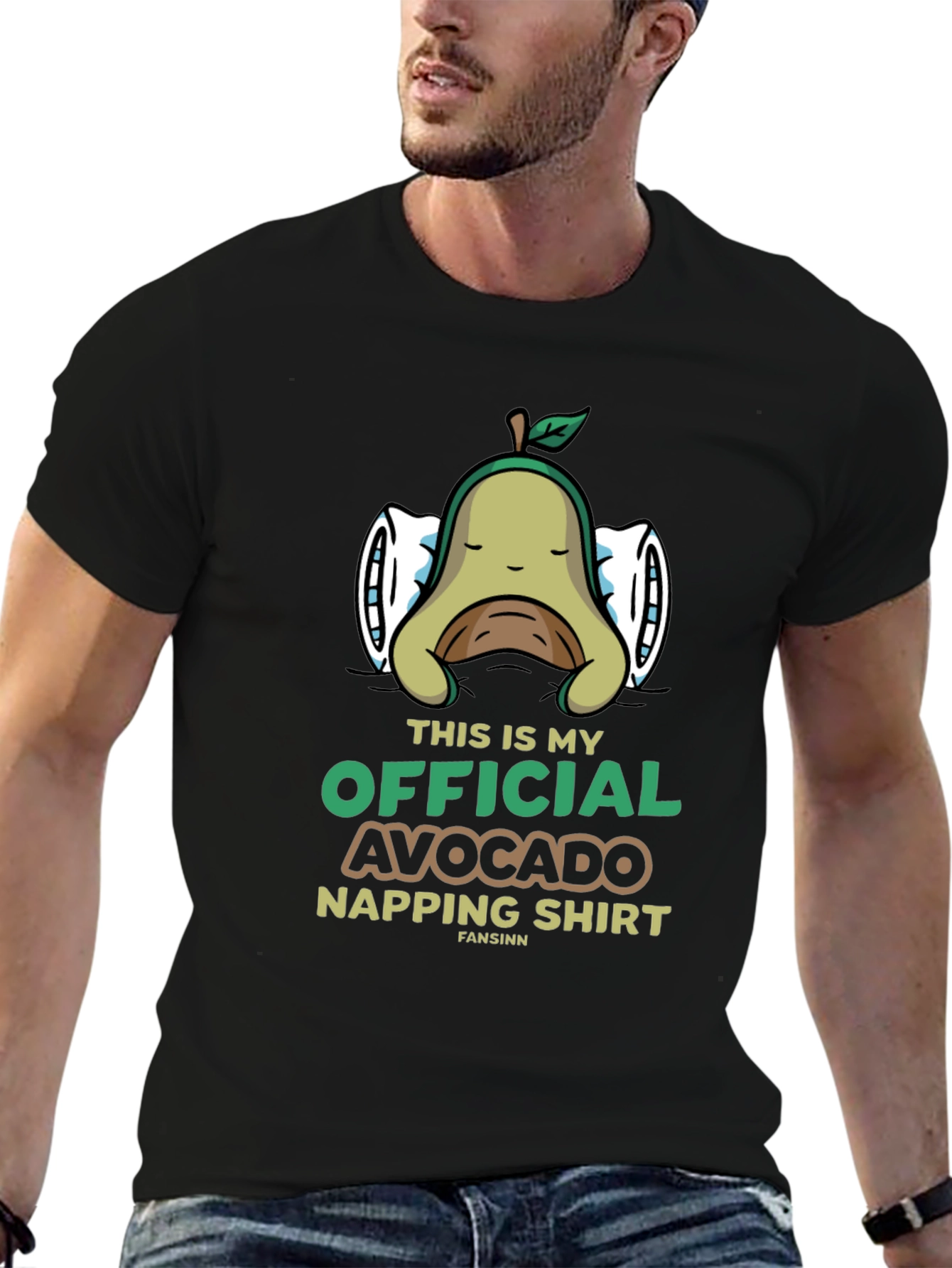 Avocado Napping T-Shirt - Official Sleep Shirt