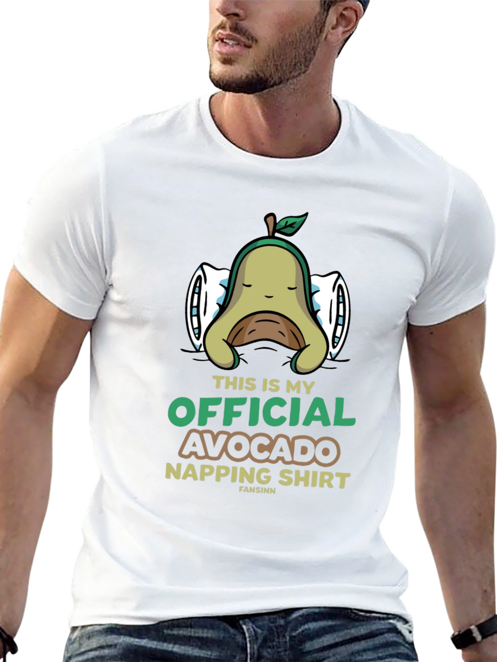 Avocado Napping T-Shirt - Official Sleep Shirt