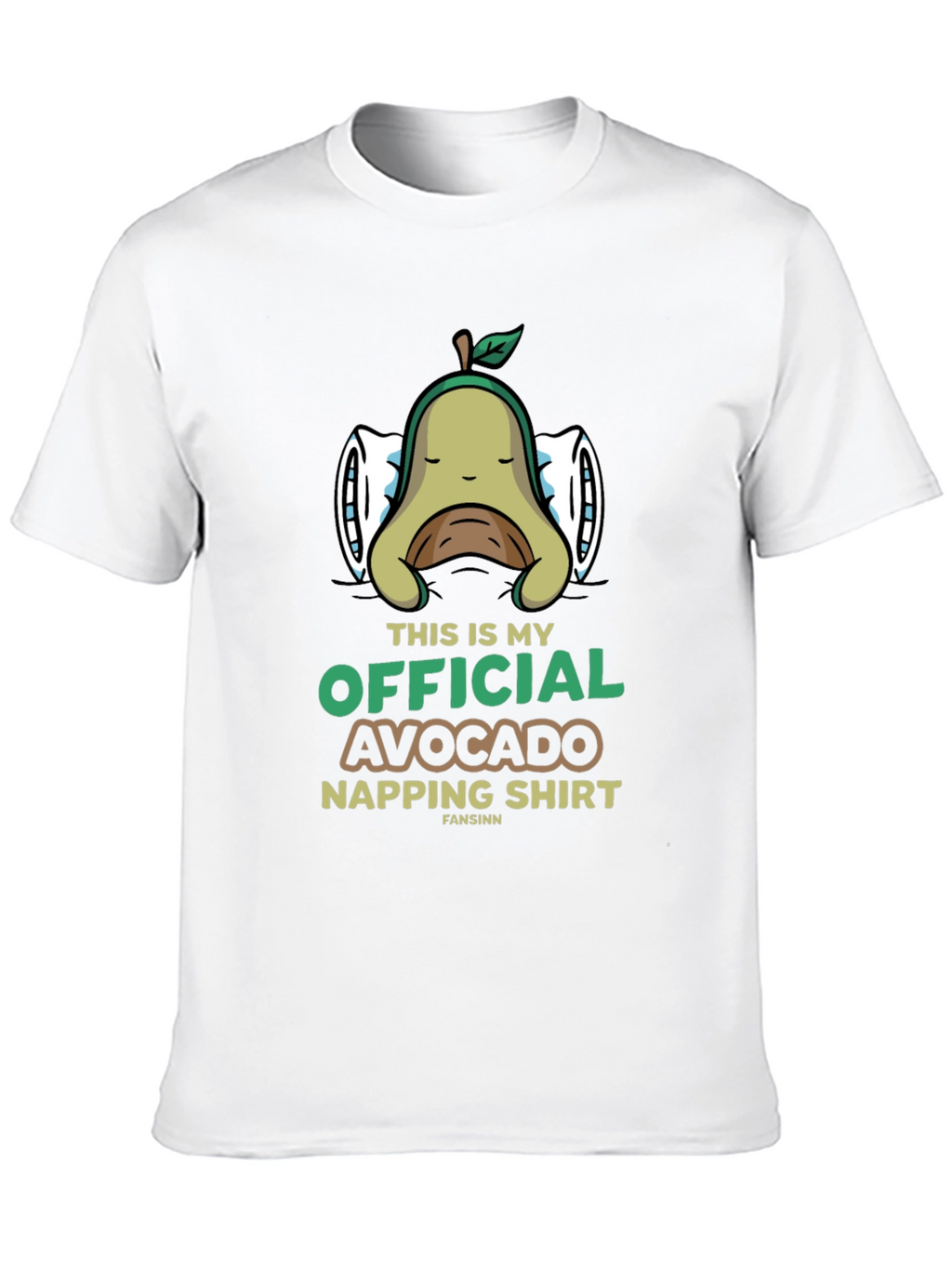 Avocado Napping T-Shirt - Official Sleep Shirt