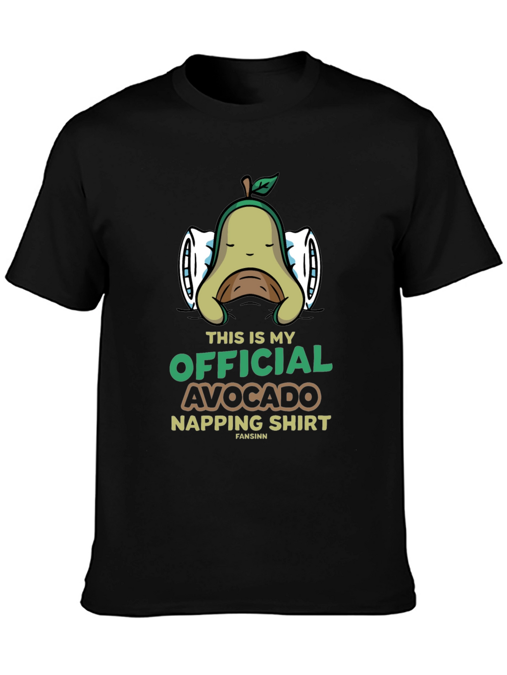 Avocado Napping T-Shirt - Official Sleep Shirt