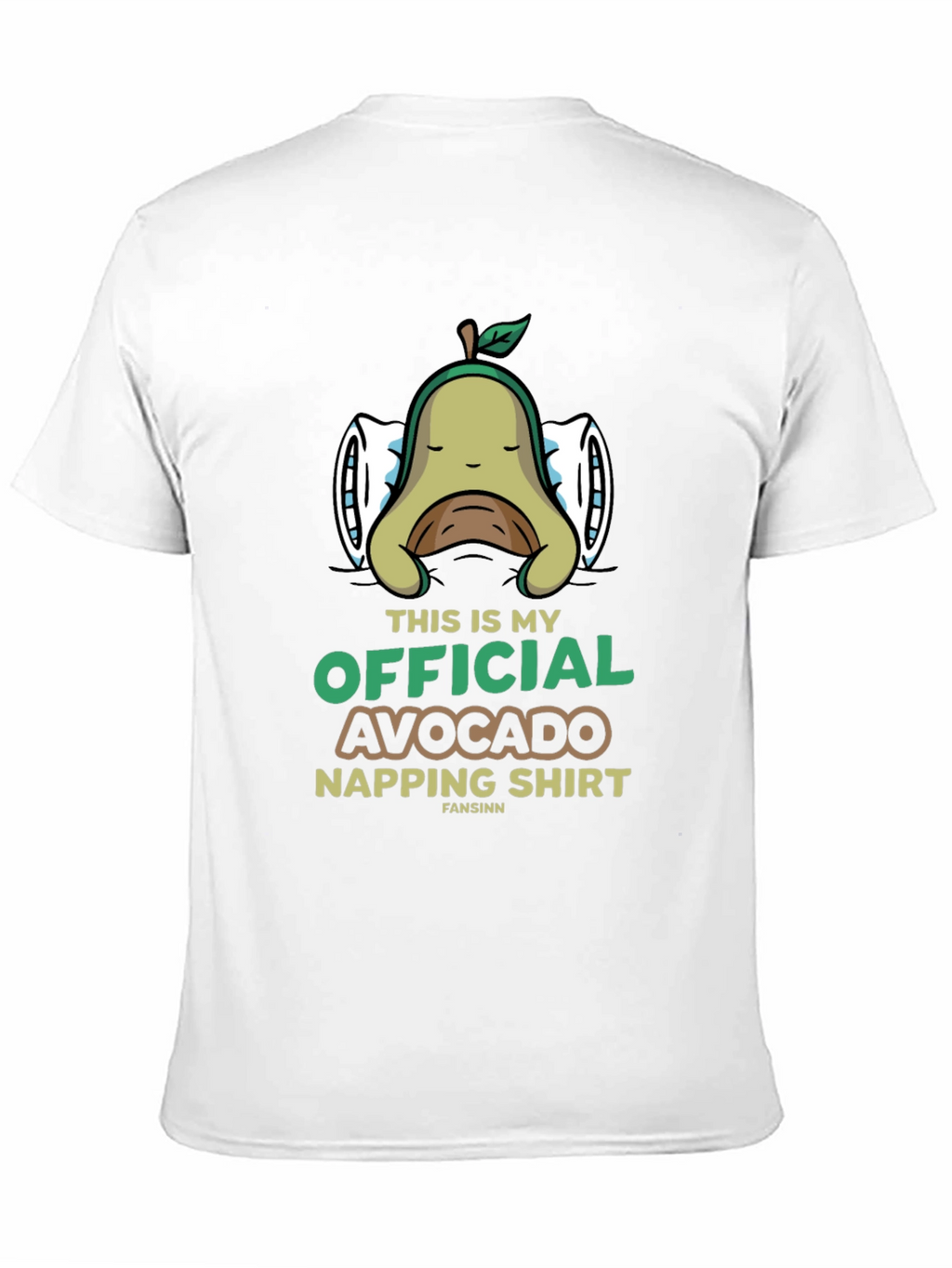 Avocado Napping T-Shirt - Official Sleep Shirt