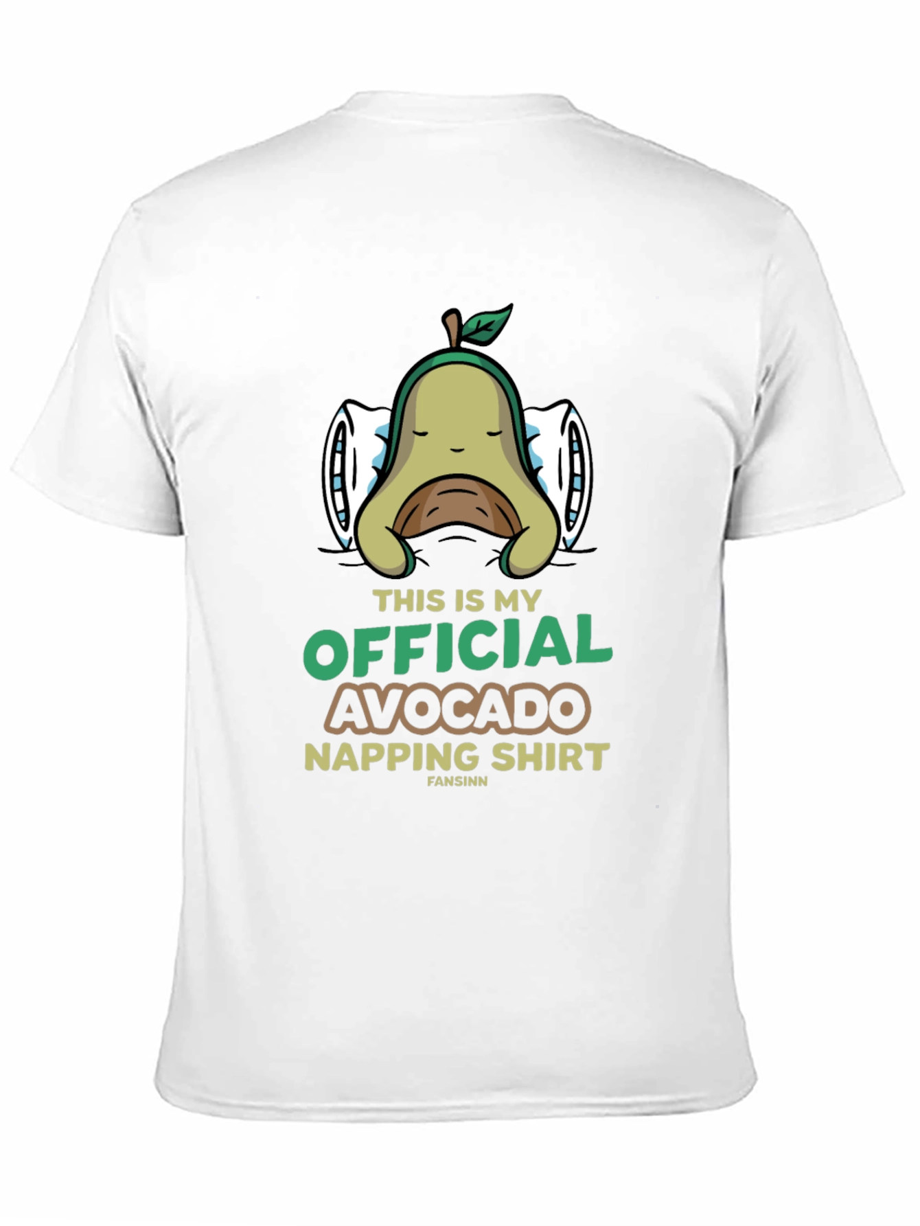 Avocado Napping T-Shirt - Official Sleep Shirt