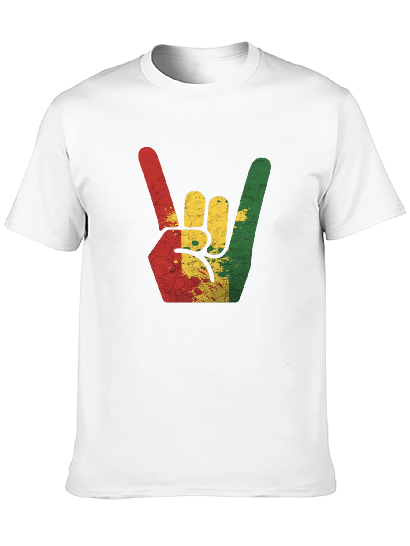 Rasta Hand Sign T-Shirt - Reggae Rock Tee