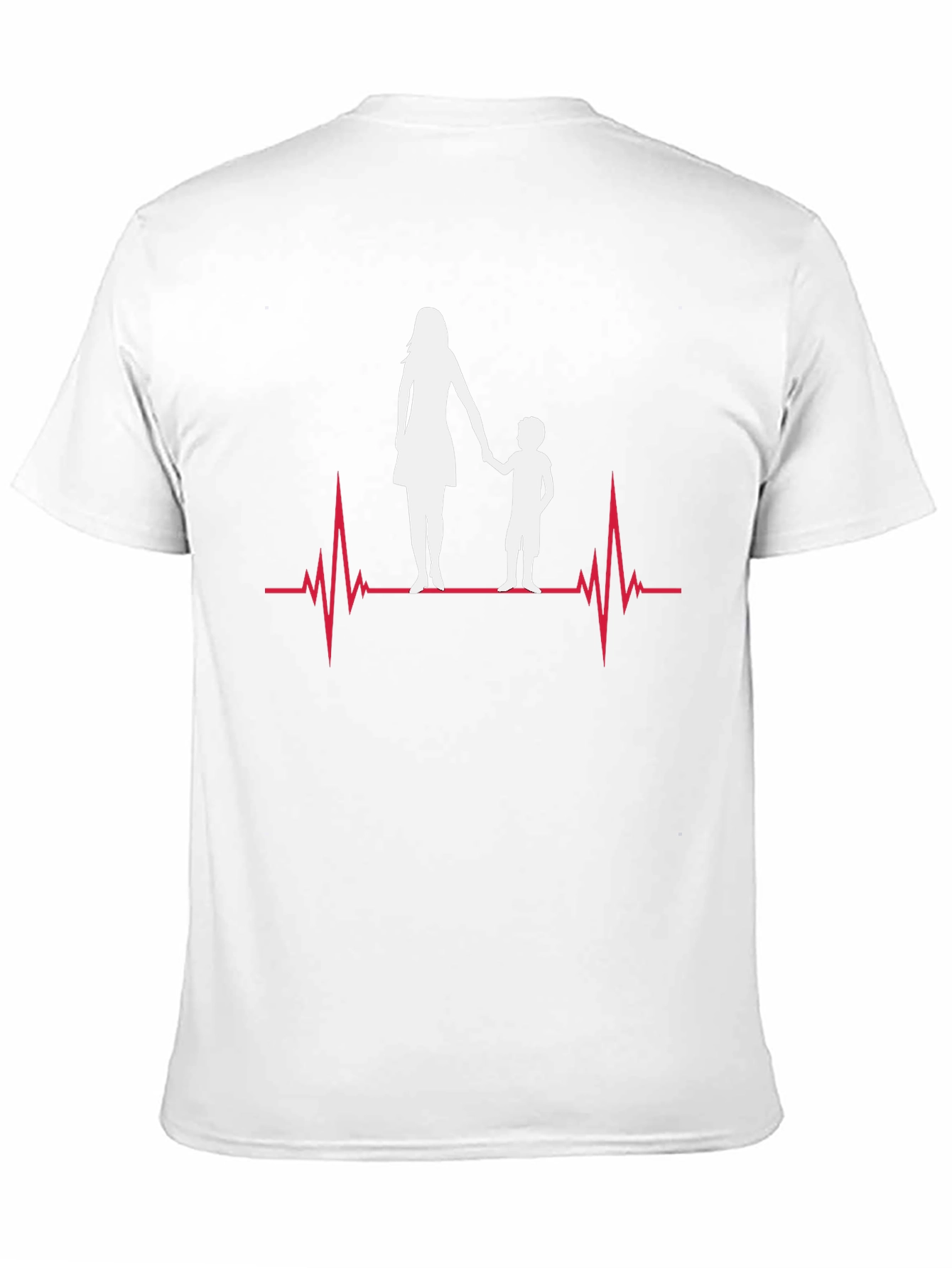 Mother & Child Heartbeat Graphic Tee