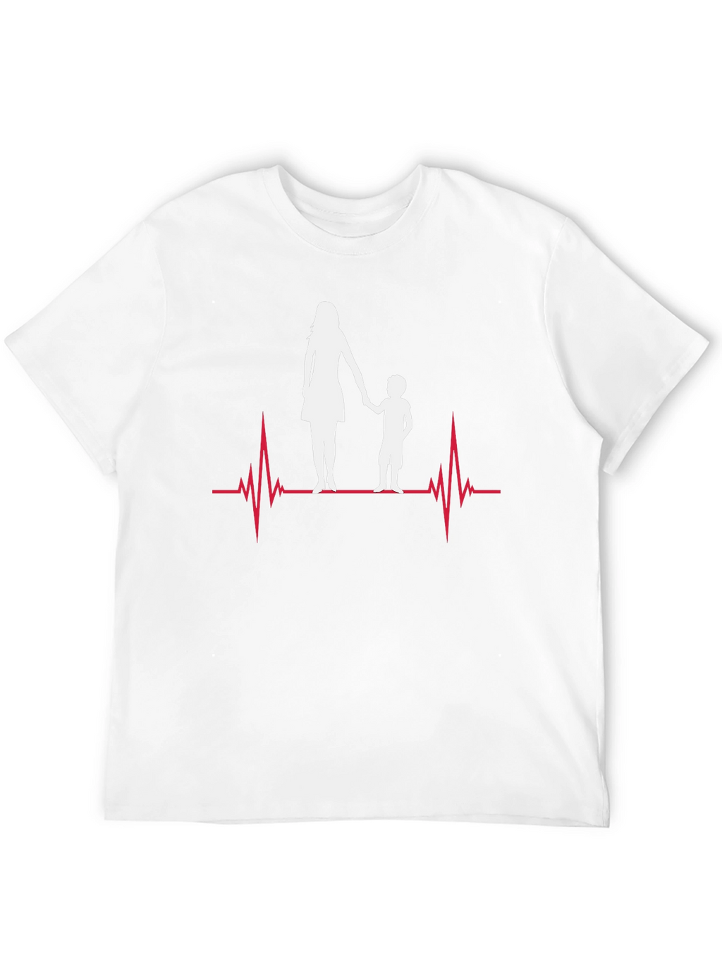 Mother & Child Heartbeat Graphic Tee