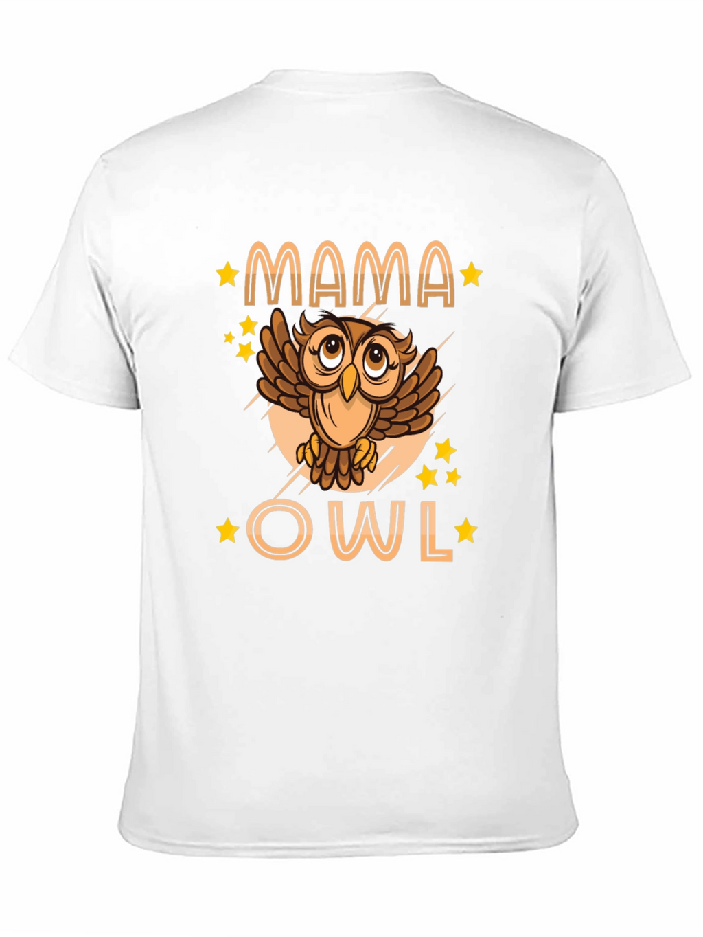 Mama Owl Graphic Tee - Black T-Shirt