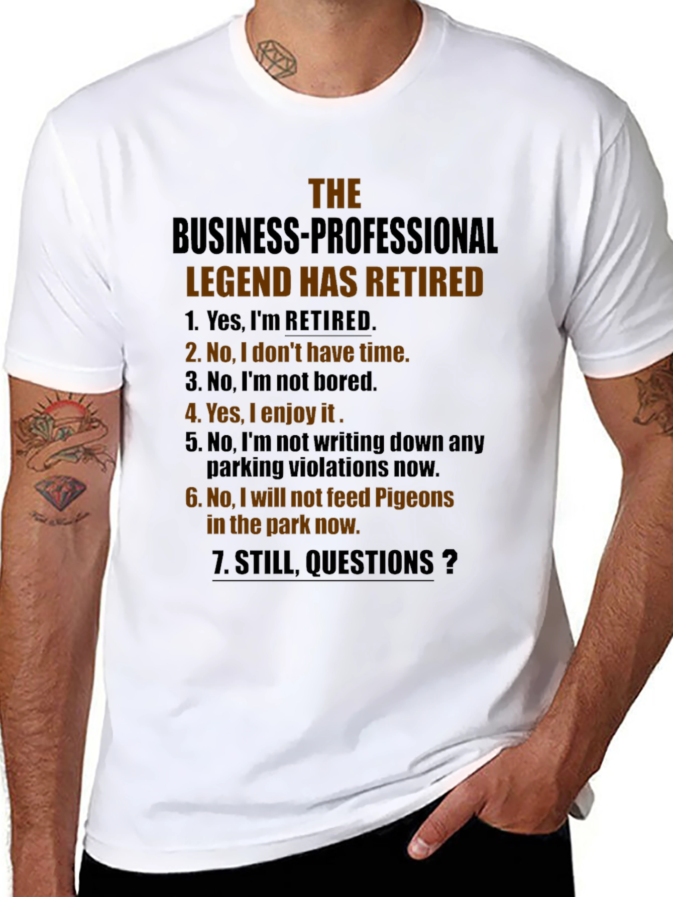 Retired Legend T-Shirt - Funny Retirement Gift