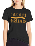 Safari Squad Black T-Shirt