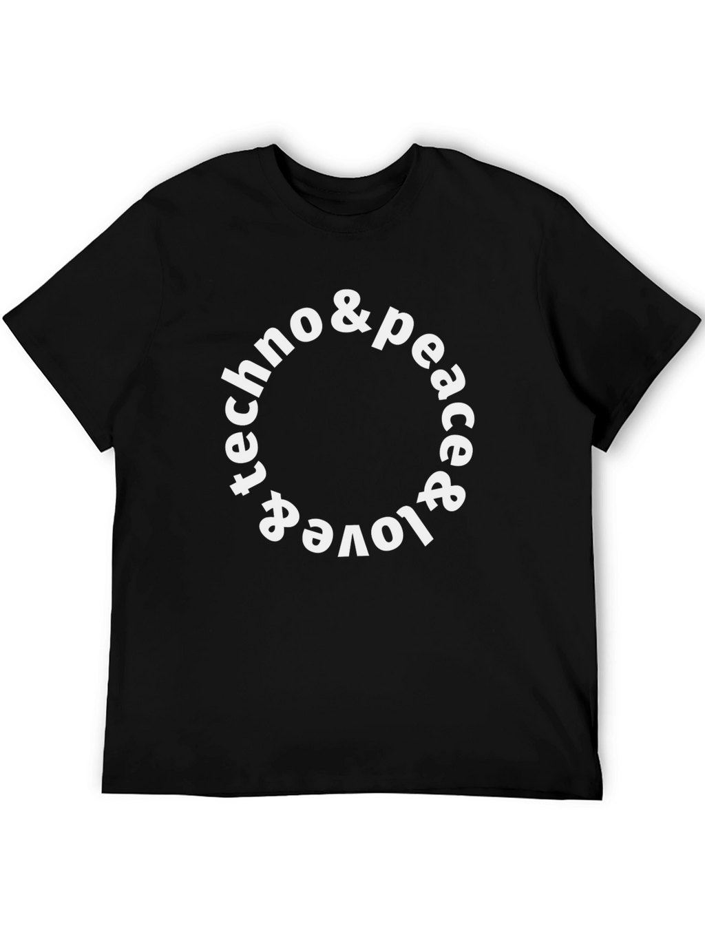 Techno & Peace & Love T-Shirt