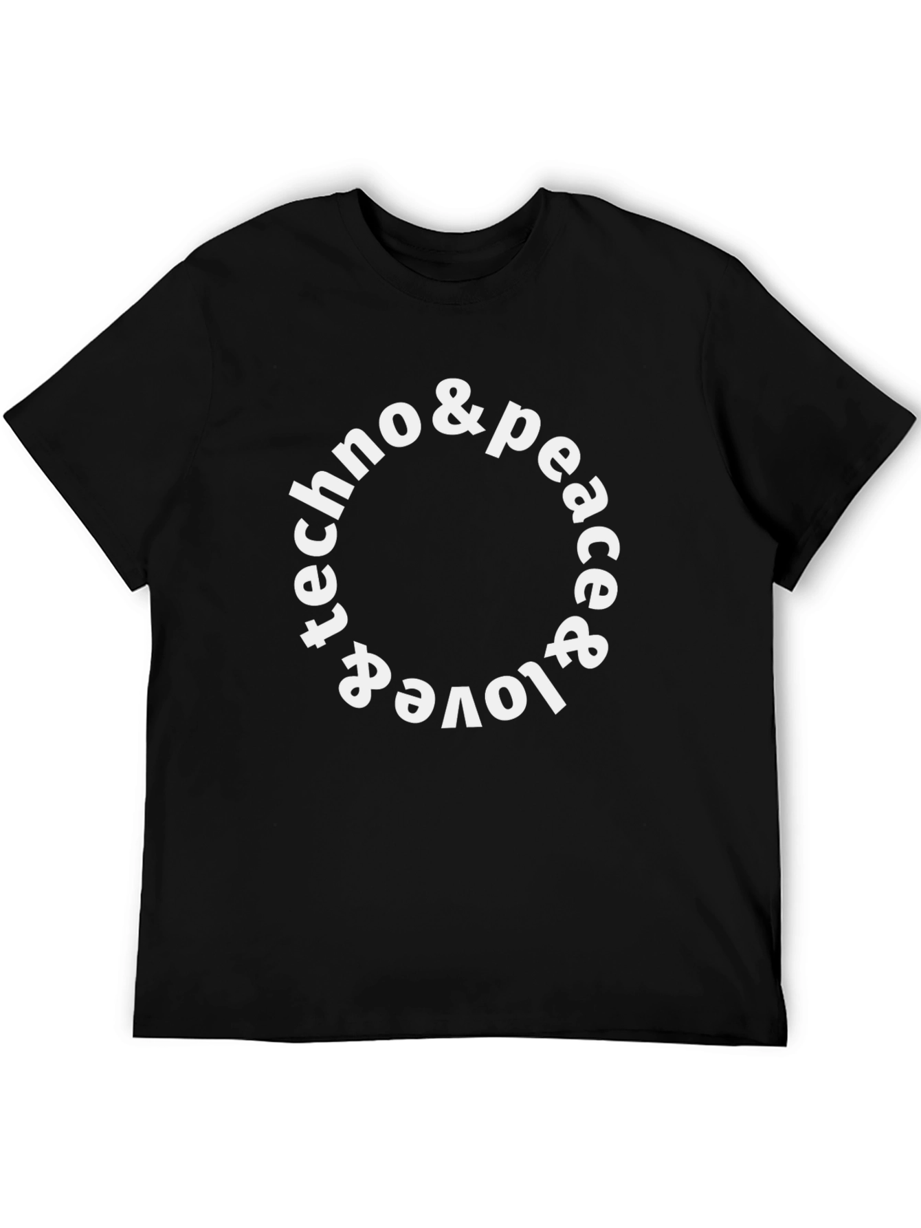 Techno & Peace & Love T-Shirt