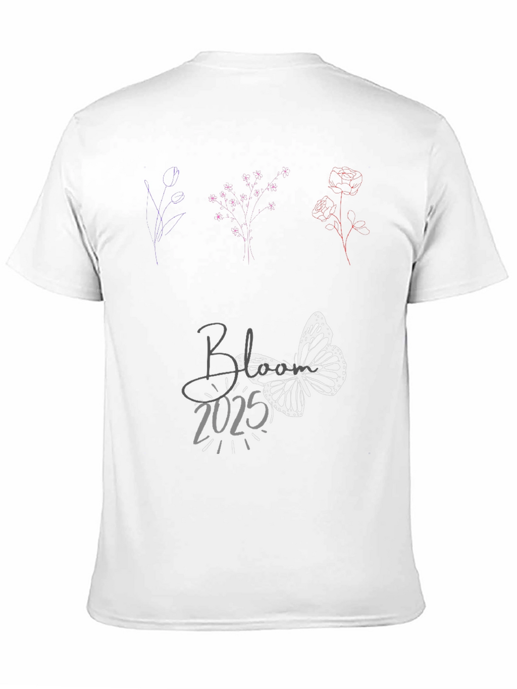 Butterfly 2025 Black T-Shirt