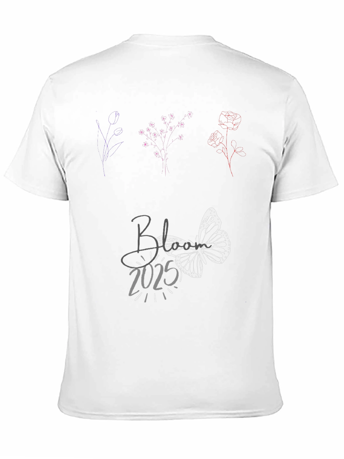 Butterfly 2025 Black T-Shirt