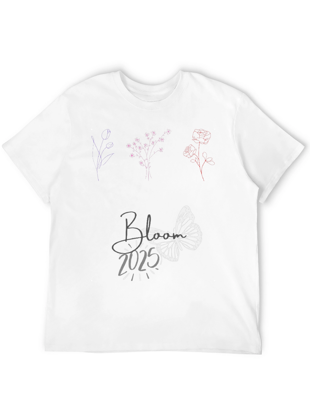 Butterfly 2025 Black T-Shirt