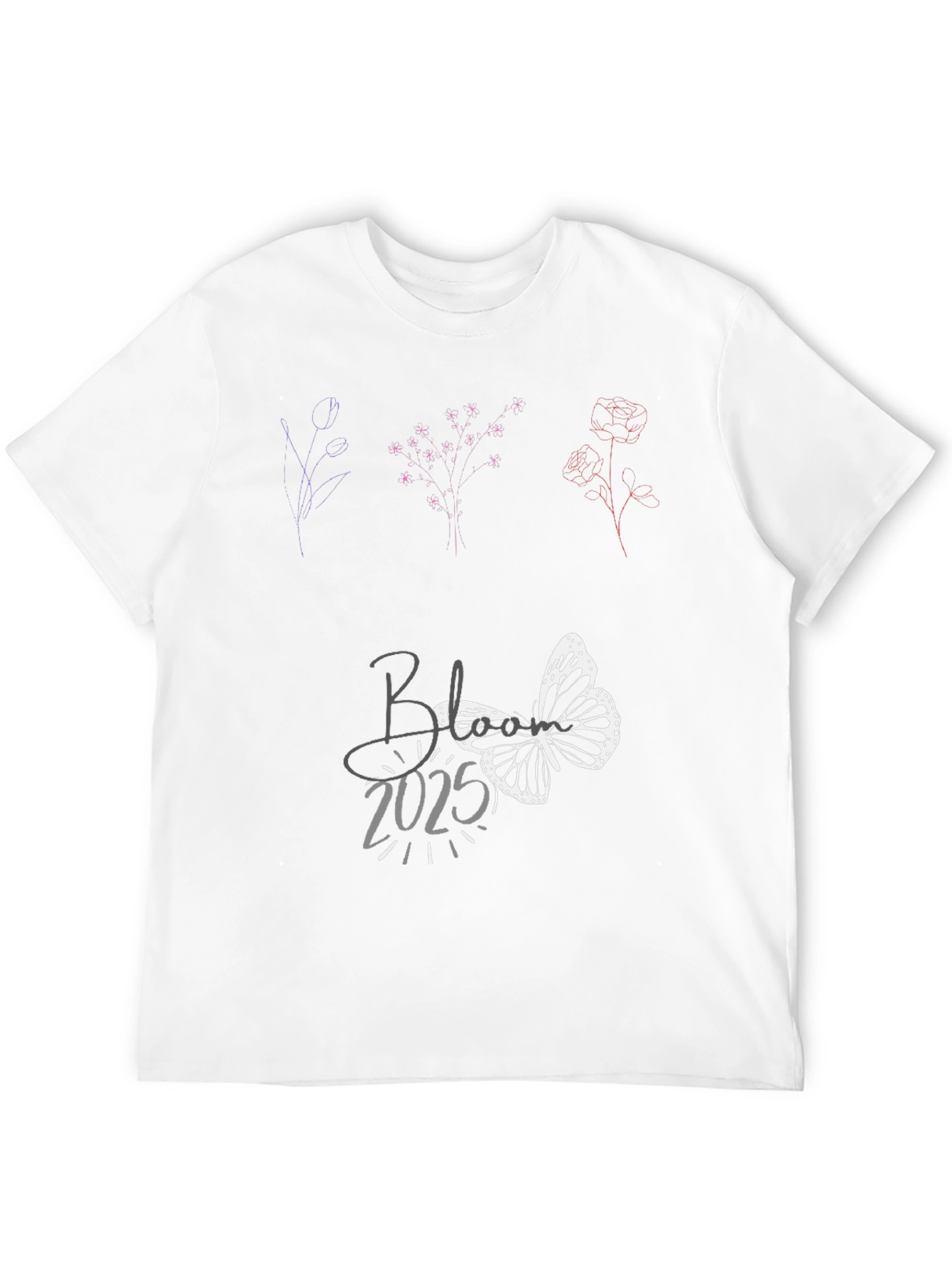 Butterfly 2025 Black T-Shirt