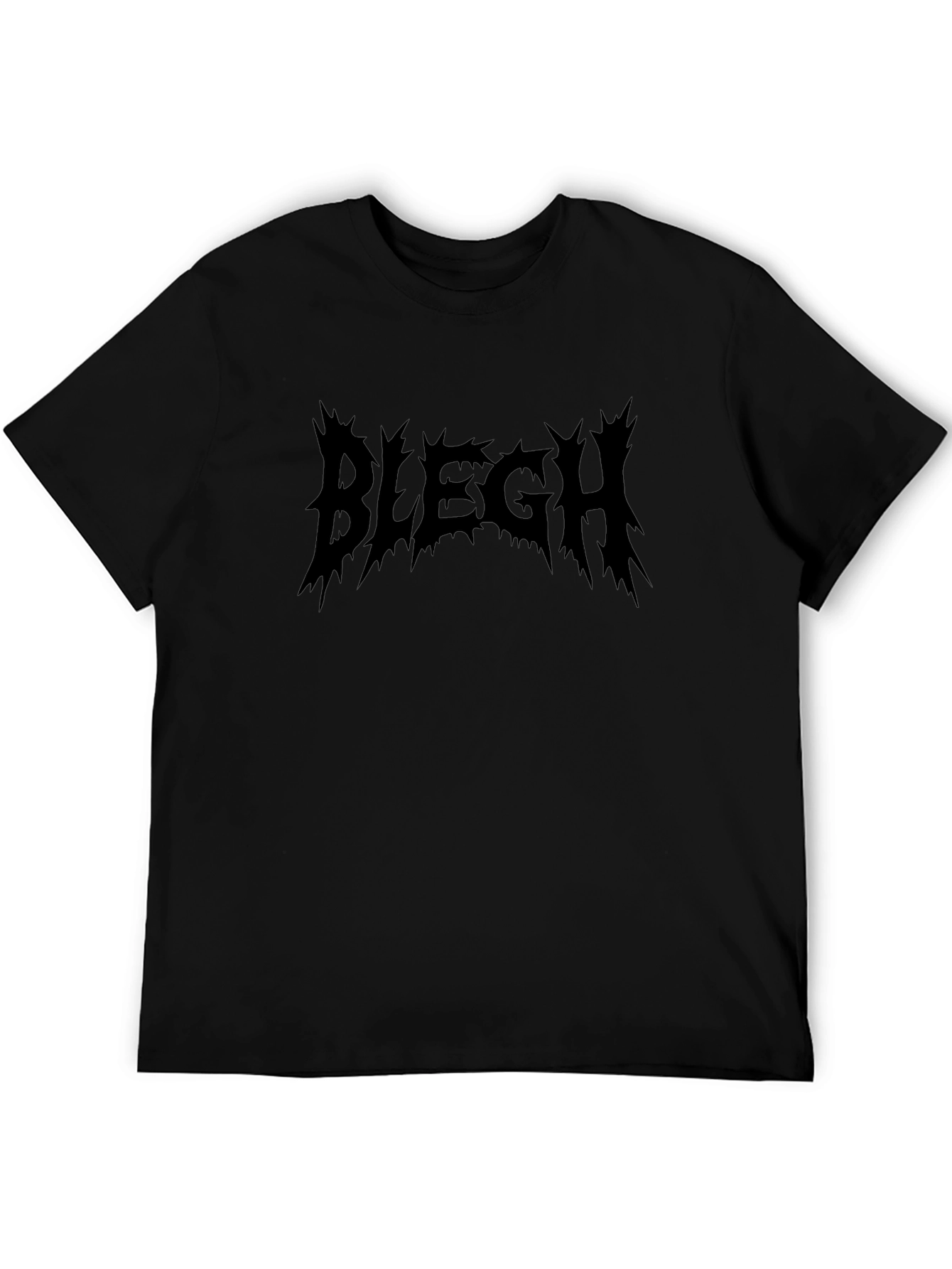 Bilegh Black T-Shirt - Edgy Graphic Tee