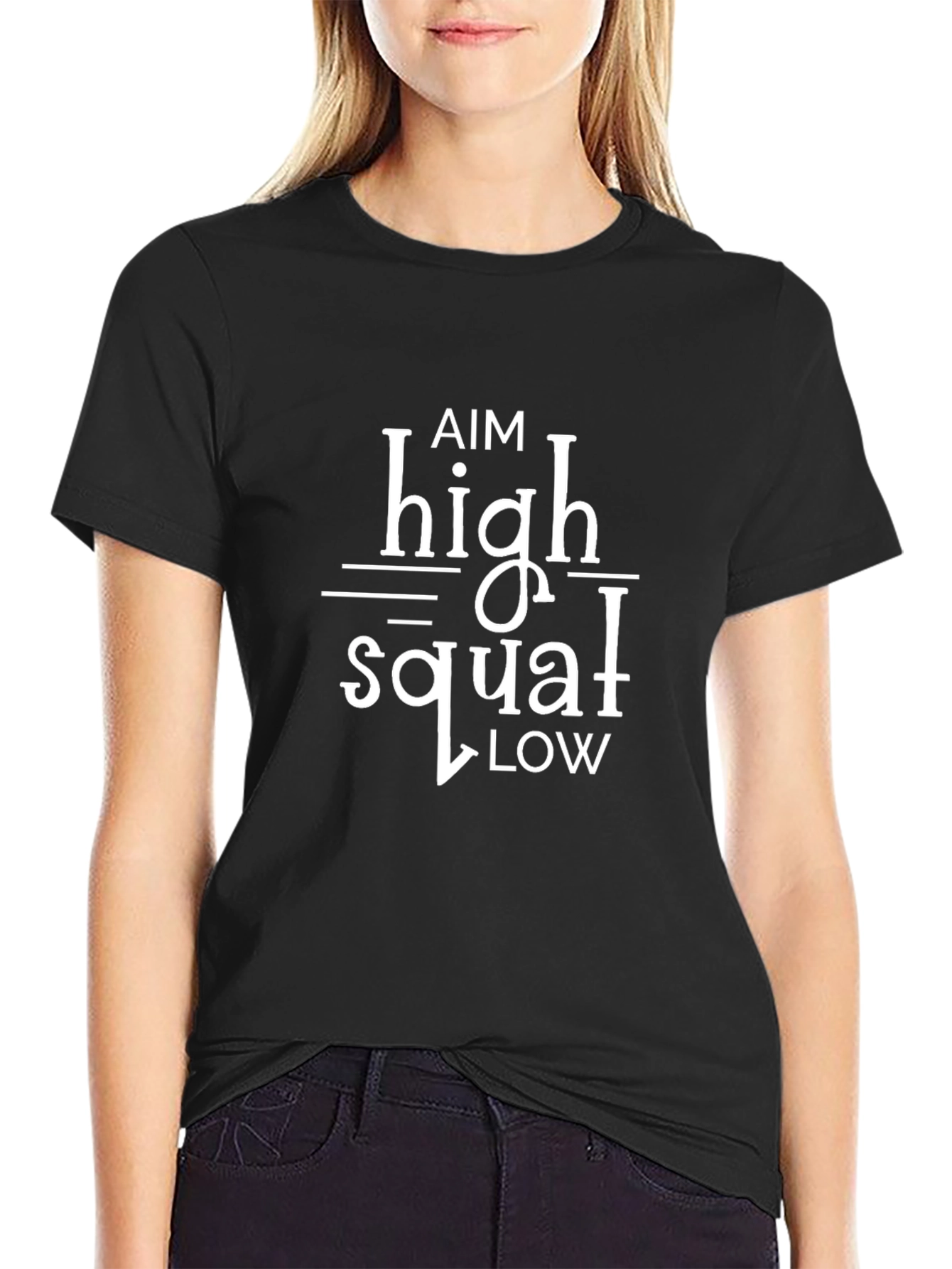 Aim High Squat Low Graphic Tee