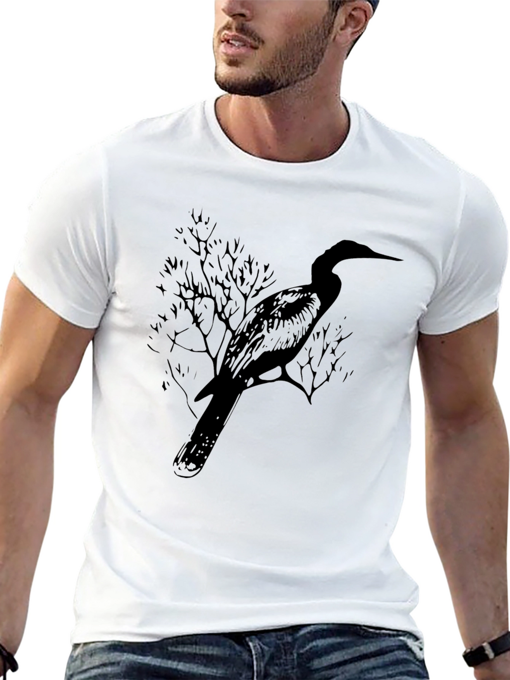 Raven Tee: Dark Bird Graphic T-Shirt
