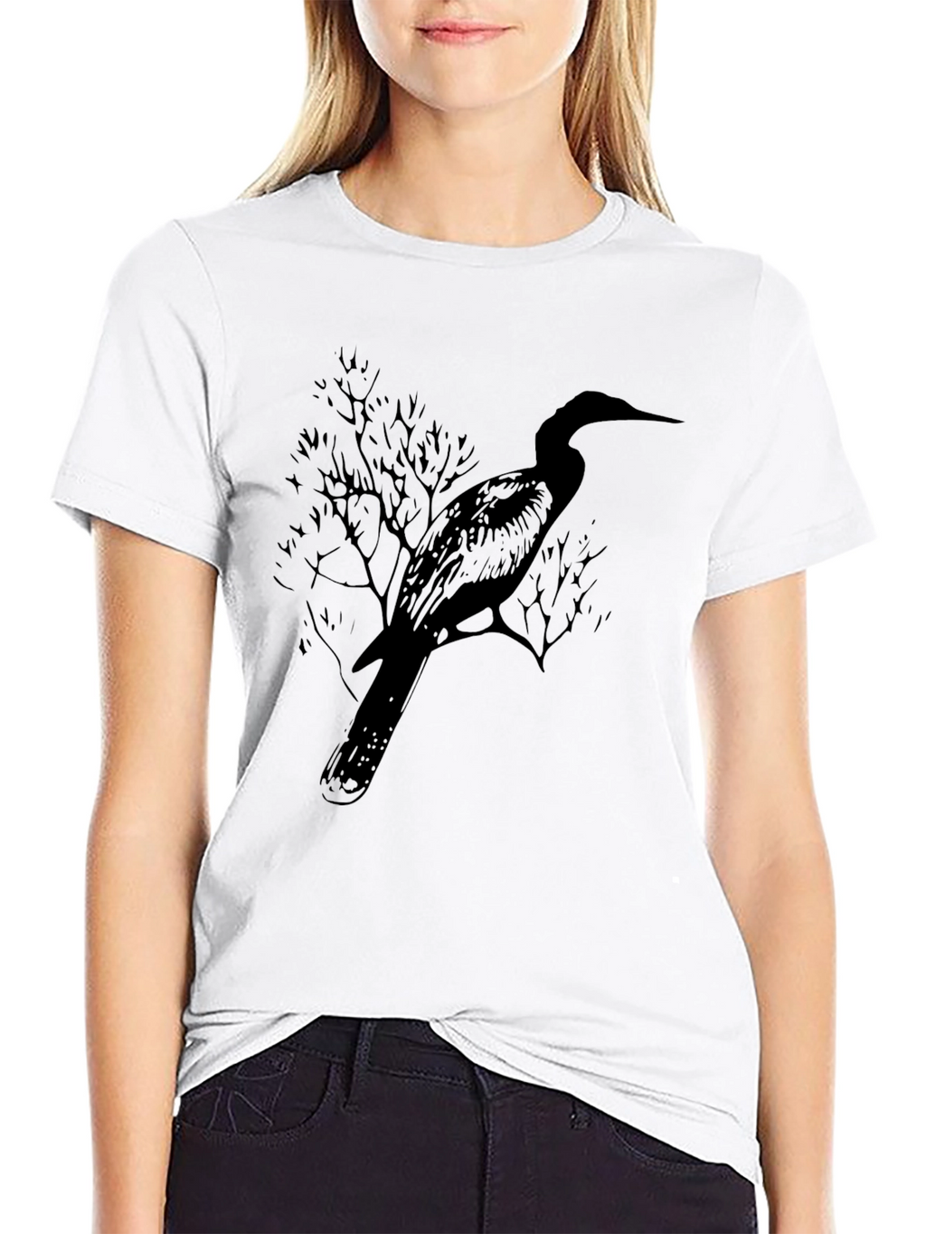 Raven Tee: Dark Bird Graphic T-Shirt