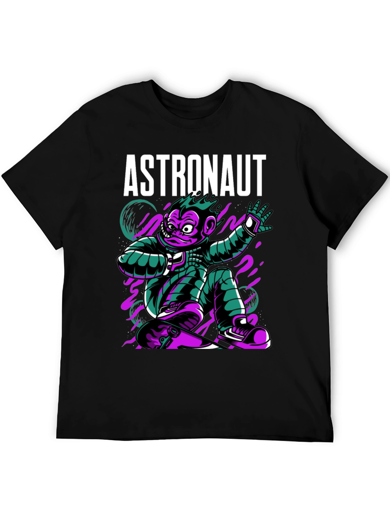 Astronaut Monkey Graphic T-Shirt