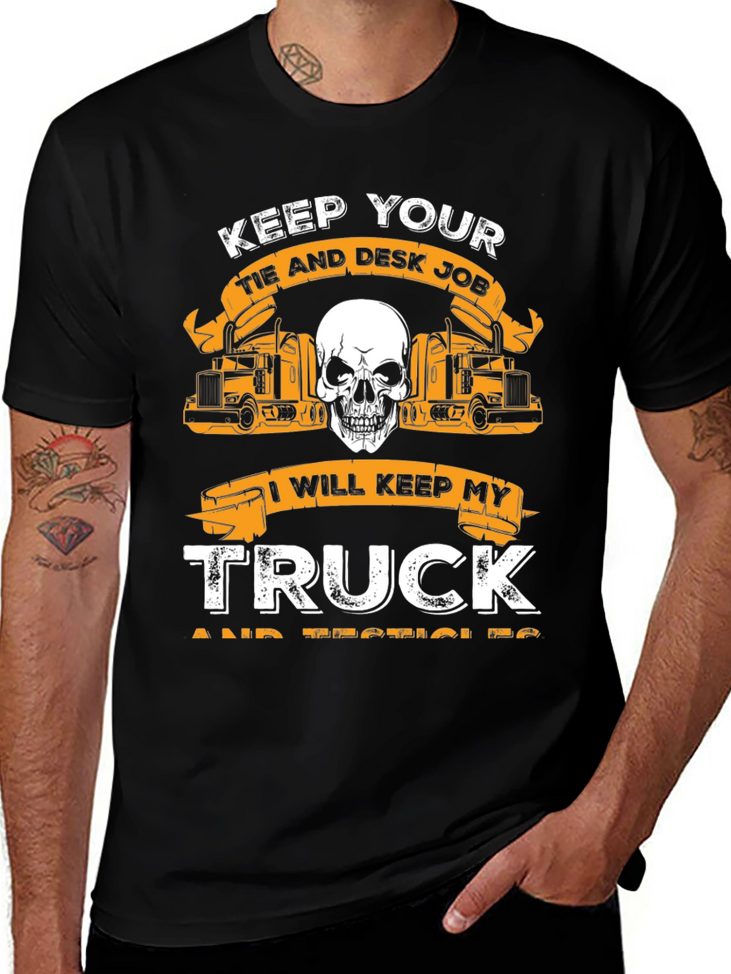 Trucker Pride Tee: Keep Your Truck Graphic T-Shirt