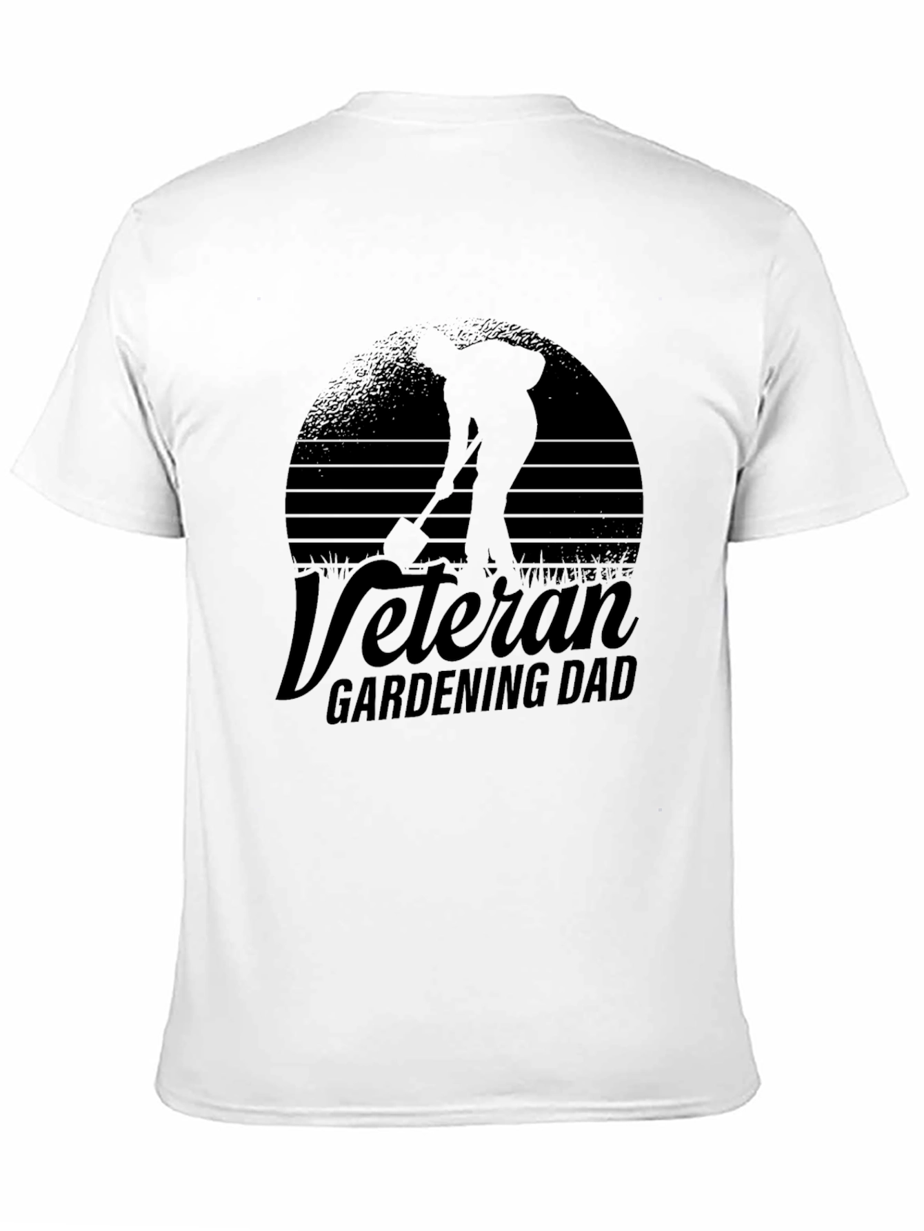 Veteran Gardening Dad T-Shirt - Black